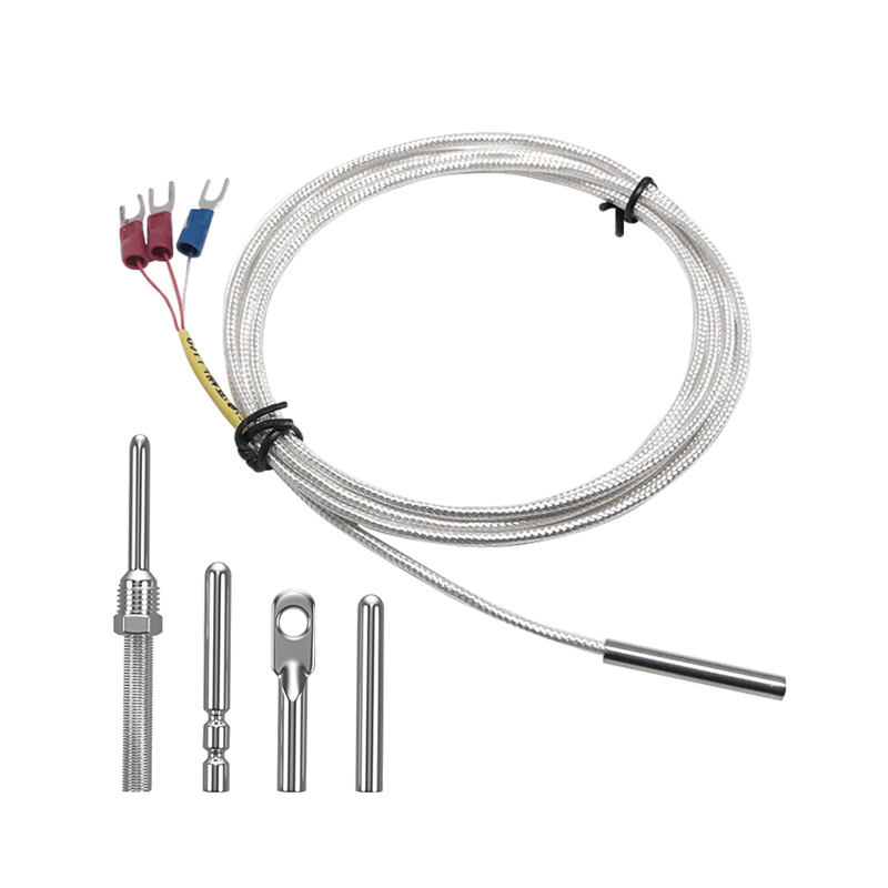 WZP-035 PT100 sonda 5 × 35 mm kabel 1–20 m platinový odporový teploměr RTD odolný proti korozi vodotěsný antikorozní snímač teploty